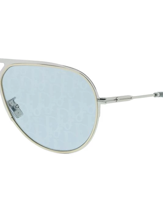 DiorEssential 60MM DiorOblique Lens Metal Aviator Sunglasses For Men 5 DiorEssential 60MM DiorOblique Lens Metal Aviator Sunglasses For Men - Image 3