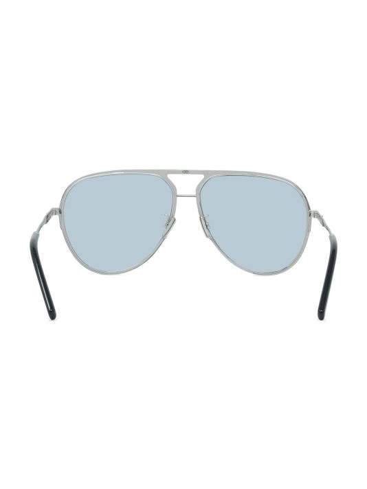 DiorEssential 60MM DiorOblique Lens Metal Aviator Sunglasses For Men 8 DiorEssential 60MM DiorOblique Lens Metal Aviator Sunglasses For Men - Image 6