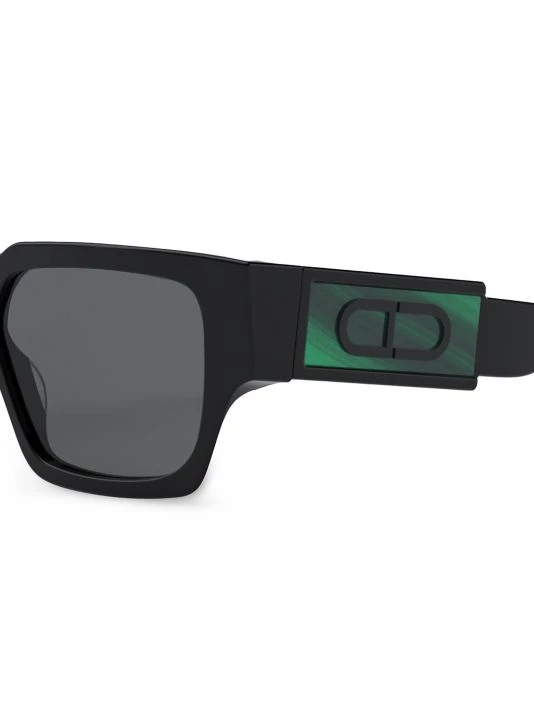 Dior Malachite 55MM Square Sunglasses For Men 5 Dior Malachite 55MM Square Sunglasses For Men - Image 3