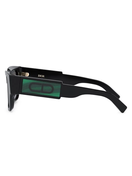 Dior Malachite 55MM Square Sunglasses For Men 6 Dior Malachite 55MM Square Sunglasses For Men - Image 4