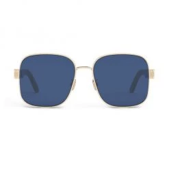 DiorSignature 60MM Square Sunglasses Shiny Gold Blue 13 DiorSignature 60MM Square Sunglasses Shiny Gold Blue -Dior Sales Shop unnamed file 1321
