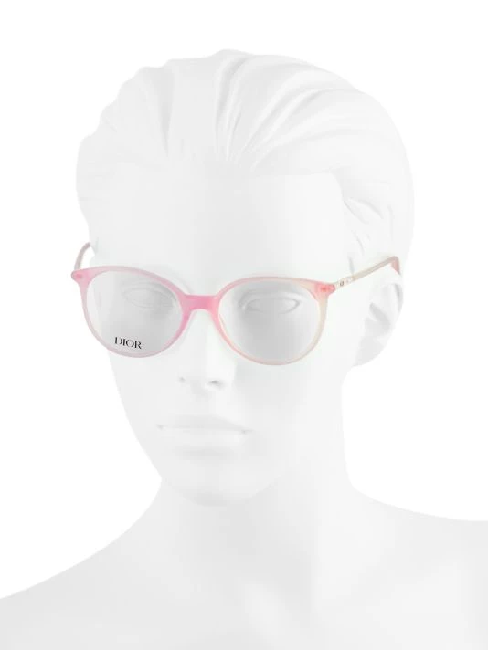 Dior Mini CD 51MM Round Optical Eyeglasses 6 Dior Mini CD 51MM Round Optical Eyeglasses - Image 4