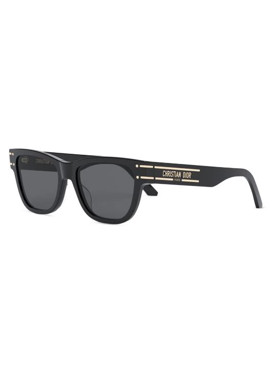 DiorSignature 54MM Rectangular Sunglasses Black 4 DiorSignature 54MM Rectangular Sunglasses Black - Image 2
