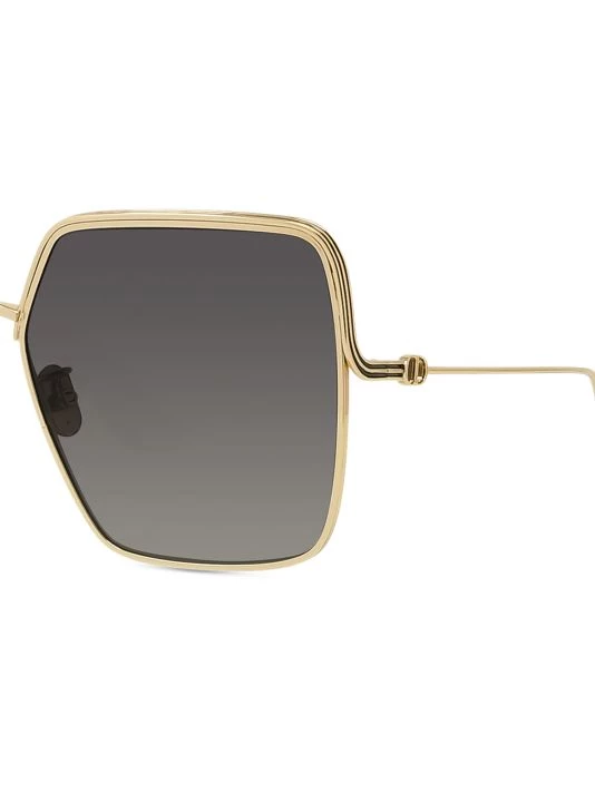 EverDior 60MM Square Sunglasses Navy 5 EverDior 60MM Square Sunglasses Navy - Image 3