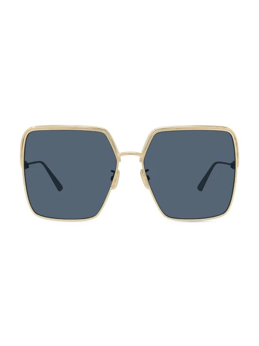 EverDior 60MM Square Sunglasses Navy 8 EverDior 60MM Square Sunglasses Navy - Image 6