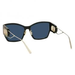 Dior 30Montaigne 60MM Rectangular Sunglasses Shiny Black Blue -Dior Sales Shop unnamed file 1785