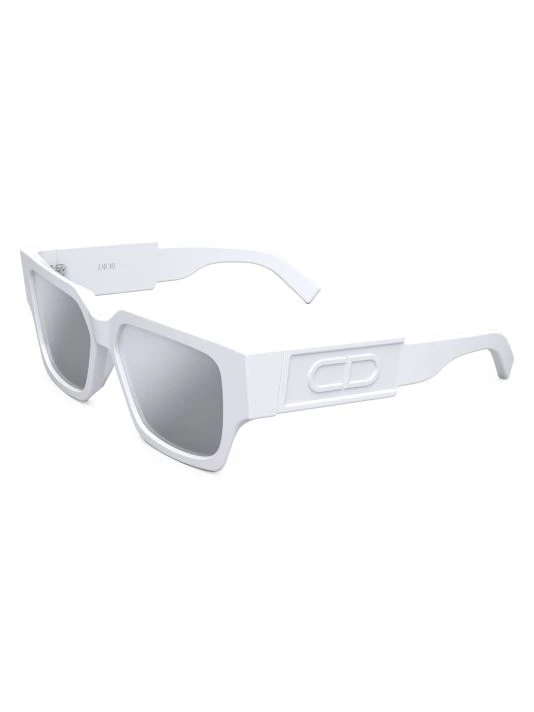 Dior CD SU 55MM White Rectangular Sunglasses 4 Dior CD SU 55MM White Rectangular Sunglasses - Image 2