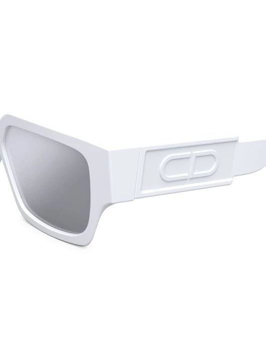 Dior CD SU 55MM White Rectangular Sunglasses 5 Dior CD SU 55MM White Rectangular Sunglasses - Image 3