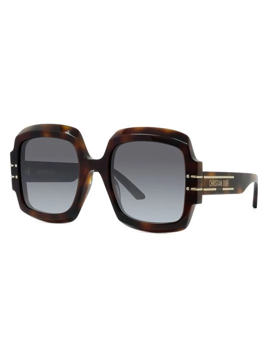 Diorsignature 55MM Square Sunglasses Black 4 Diorsignature 55MM Square Sunglasses Black - Image 2