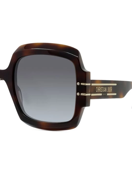 Diorsignature 55MM Square Sunglasses Black 5 Diorsignature 55MM Square Sunglasses Black - Image 3