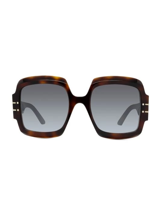 Diorsignature 55MM Square Sunglasses Black 7 Diorsignature 55MM Square Sunglasses Black - Image 5