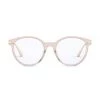 GemDior 52MM Round Optical Glasses Dark Havana