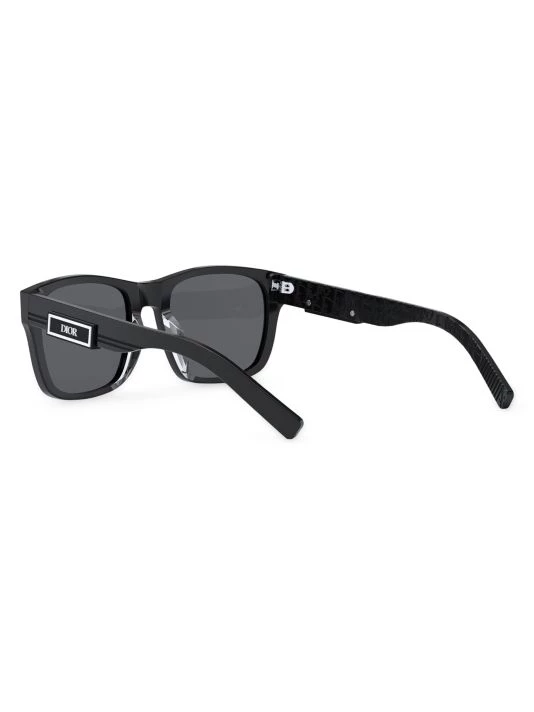 Dior Temple Logo 53MM Square Sunglasses For Men 6 Dior Temple Logo 53MM Square Sunglasses For Men - Image 4