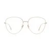 GemDior 58MM Round Optical Glasses